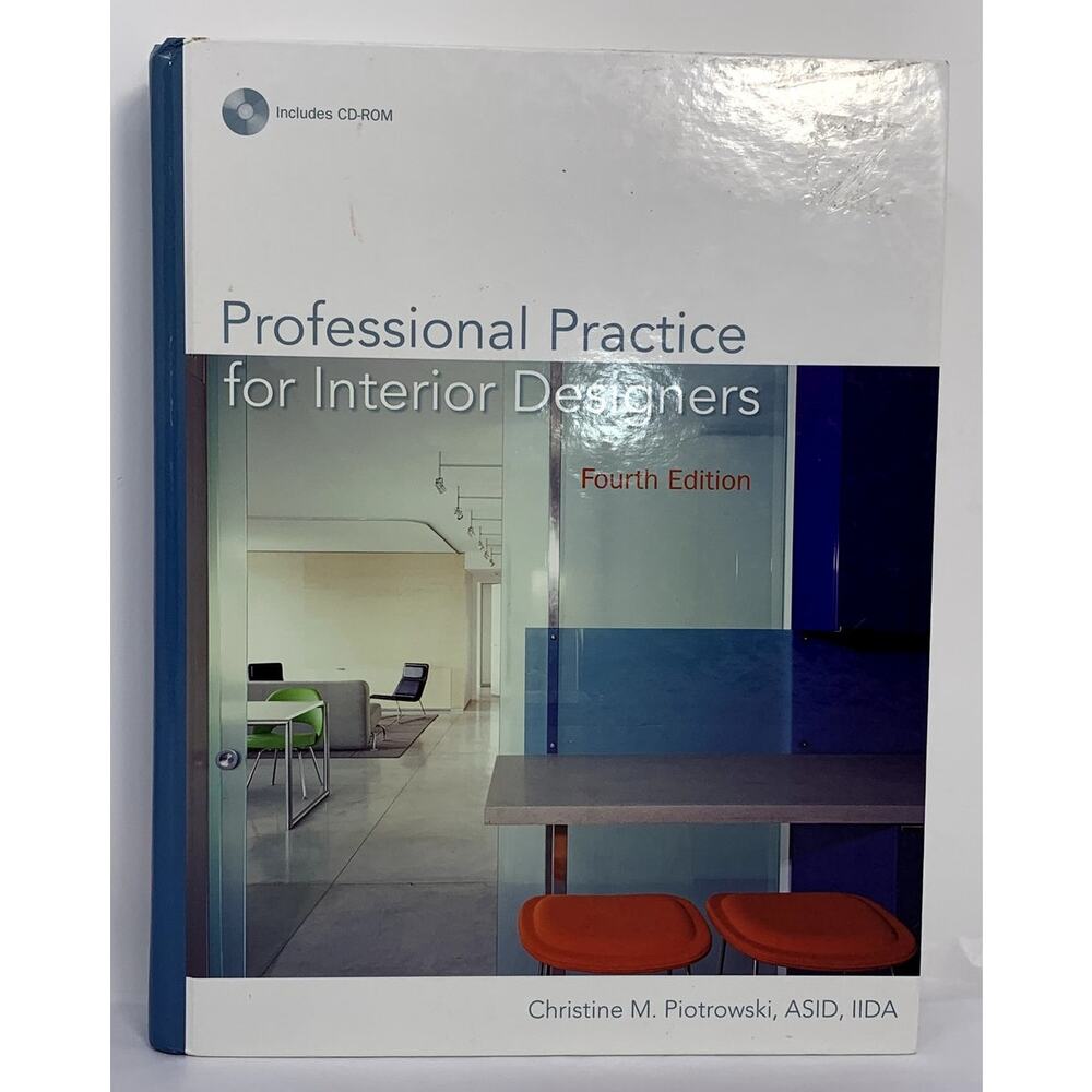 Professional Practice for Interior Designers Christine Piotrowski Hardcover Book